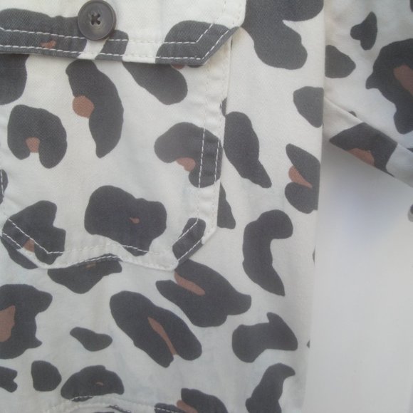 Urban Outfitters U.O. D’Angelo leopard print jumpsuit Size Small - Picture 6 of 7